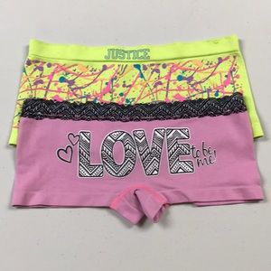 Justice underwear
